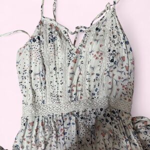 Floral Spaghetti Strap Dress